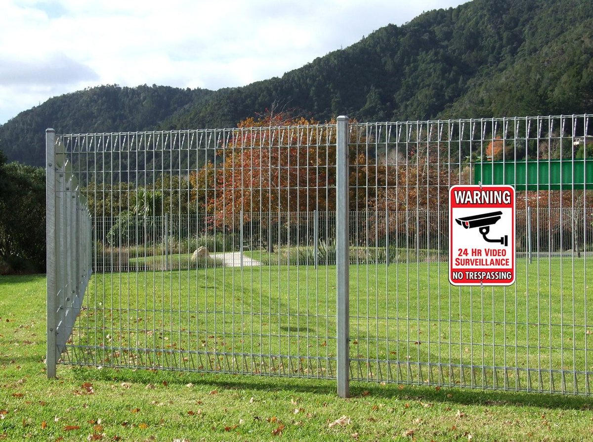 Signs Authority 24-h Video Rectangle Surveillance Warning Sign