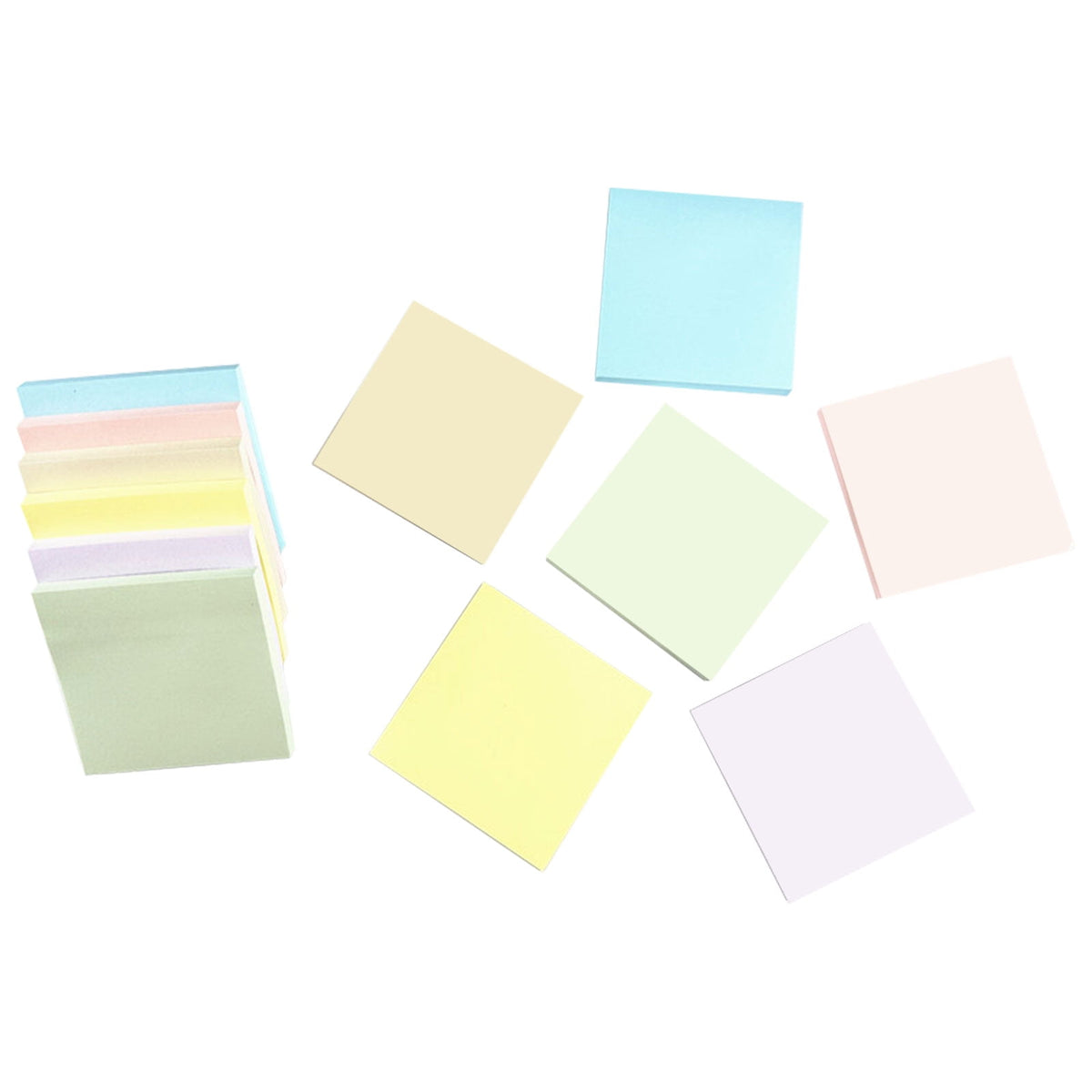 Tripumer 12 Pcs Sticky Notes Pads 3 x 3 inch Premium Sticky Pads Self-Stick Note for Home Office Notebook
