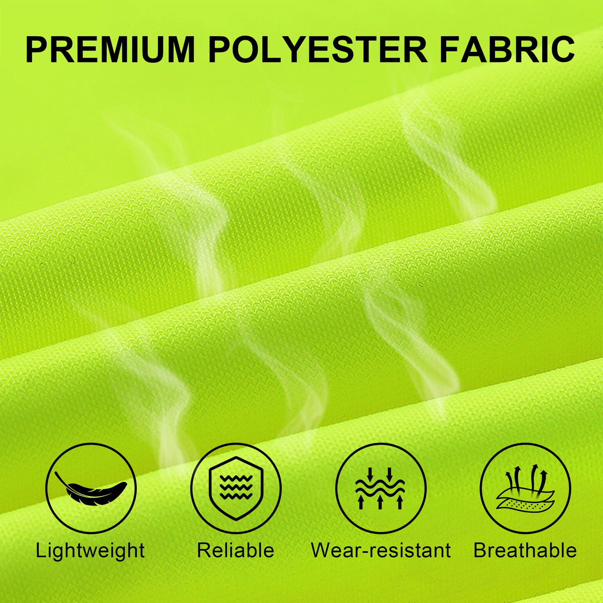 cyrico 2 Pack Safety Vests with Reflective Strips and 4 Reflective Arm Bands, High Visibility Zipper Front Vests for Men and Women, Suitable for Running, Cycling, Walking, Outdoor Activities