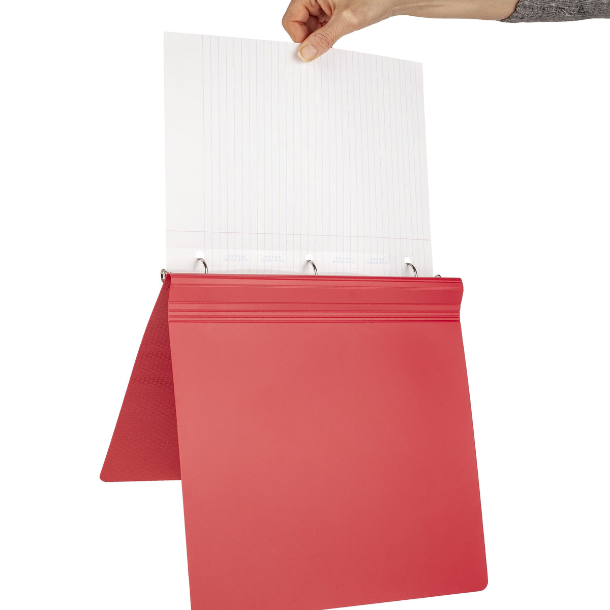 Five Star Reinforced Filler Paper Plus Study App, Wide Ruled, 8" x 10.5", 80 Sheets/Pack