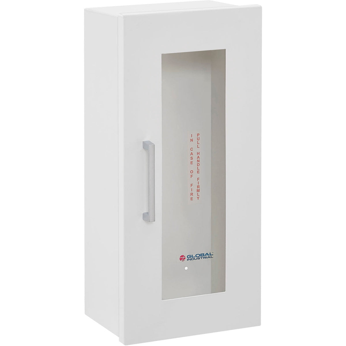 Global Industrial Fire Extinguisher Cabinet, Surface Mount, Fits 2-1/2-5 Lbs.