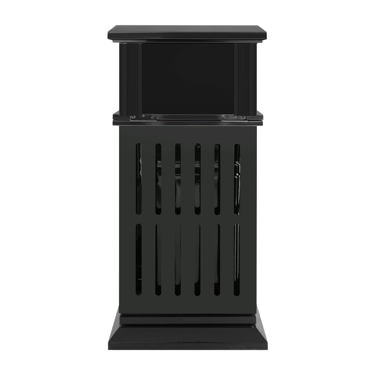 DDBESSIC Outdoor Trash Can Commercial Garbage Bin Heavy Duty Industrial Yard Garage Waste Container 15.74x15.74x35.43 in