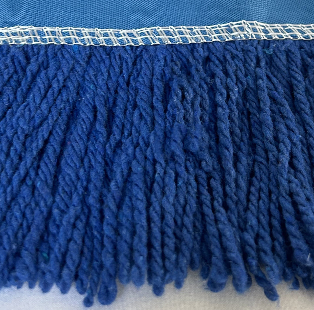 Industrial Dust Mop Kit – Includes 60 Inch Blue Twisted Closed Loop Mop Head, Wood Handle, and Heavy-Duty Wire Frame – Commercial Grade for Janitorial & Facility Cleaning