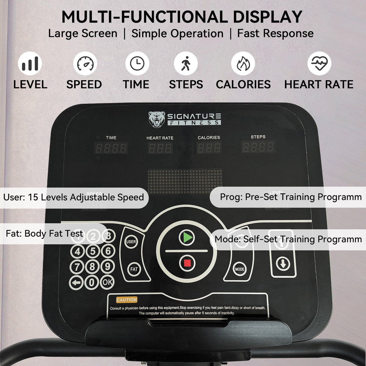 BalanceFrom Stair Climber Commercial Grade Stair Stepper Machine for Cardio and Lower Body Workouts