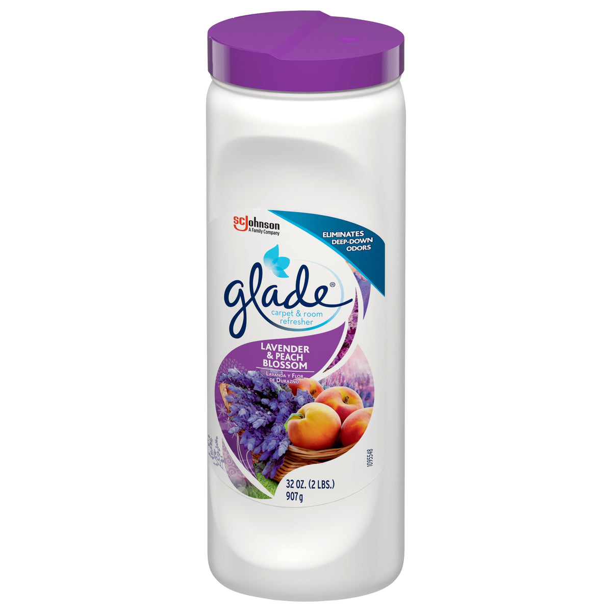 Glade Carpet & Room Freshener 1 CT, Lavender & Peach Blossom, 32 OZ. Total, Air Freshener