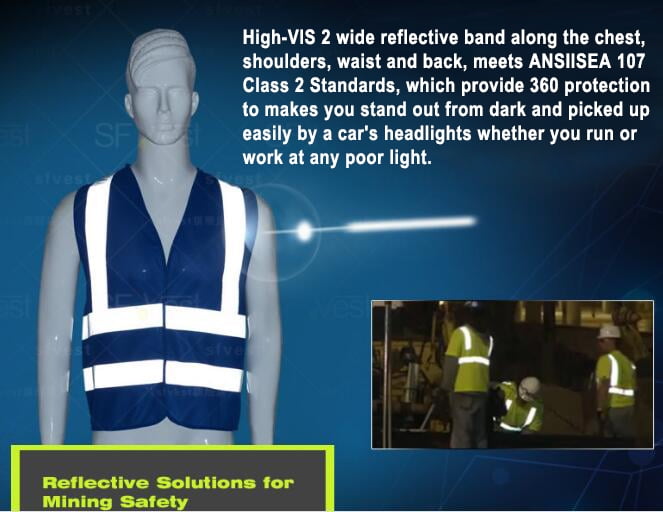 10 Pack Industrial Safety Vest with Reflective Stripes, ANSI / ISEA Class 2-Red-S