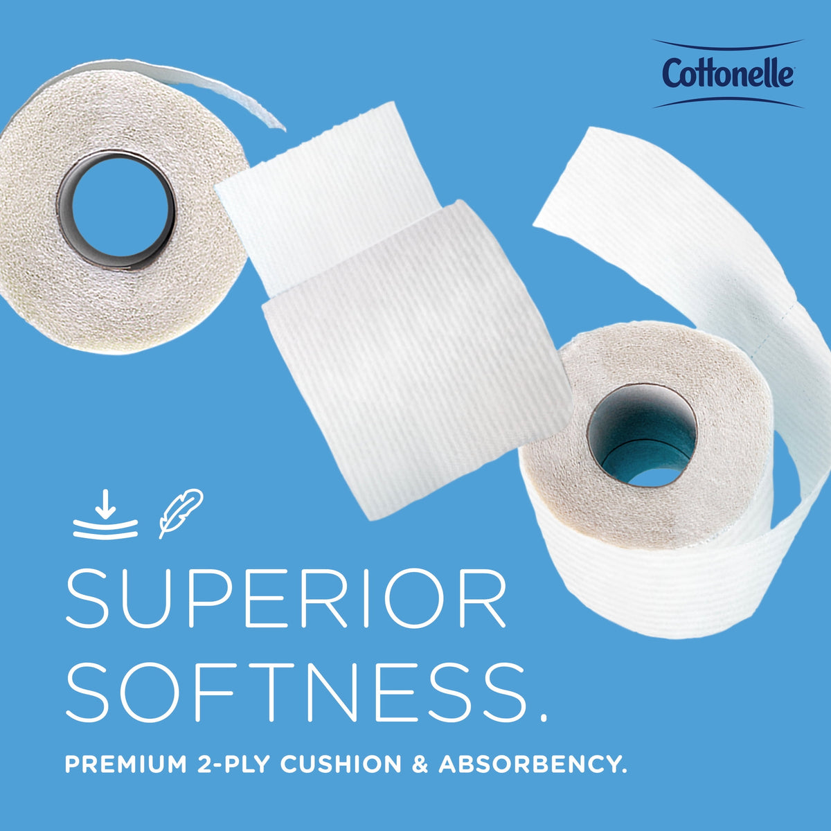 Cottonelle Professional Standard Roll Toilet Paper, Bulk (17713), 2-Ply, White (60 Rolls of 451 Sheets, 27,060 Sheet Total)