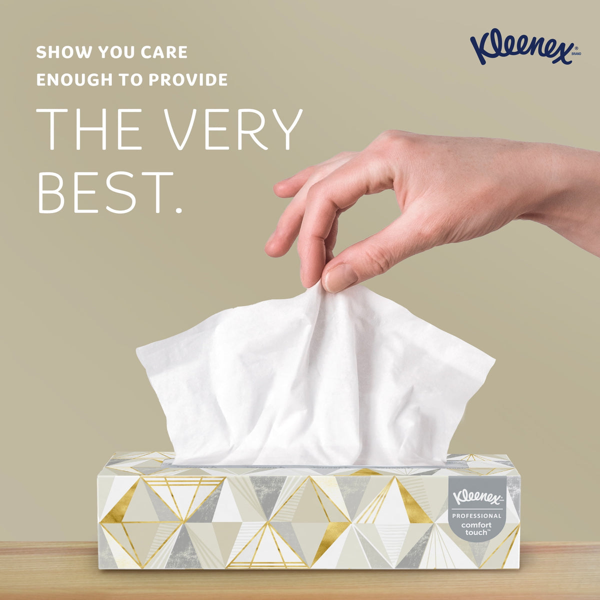 Kleenex® Professional Facial Tissue, Bulk (03076), 2-Ply, White, Flat Boxes Designed for Business, Convenience Case (12 Boxes, 125 Tissues Each)