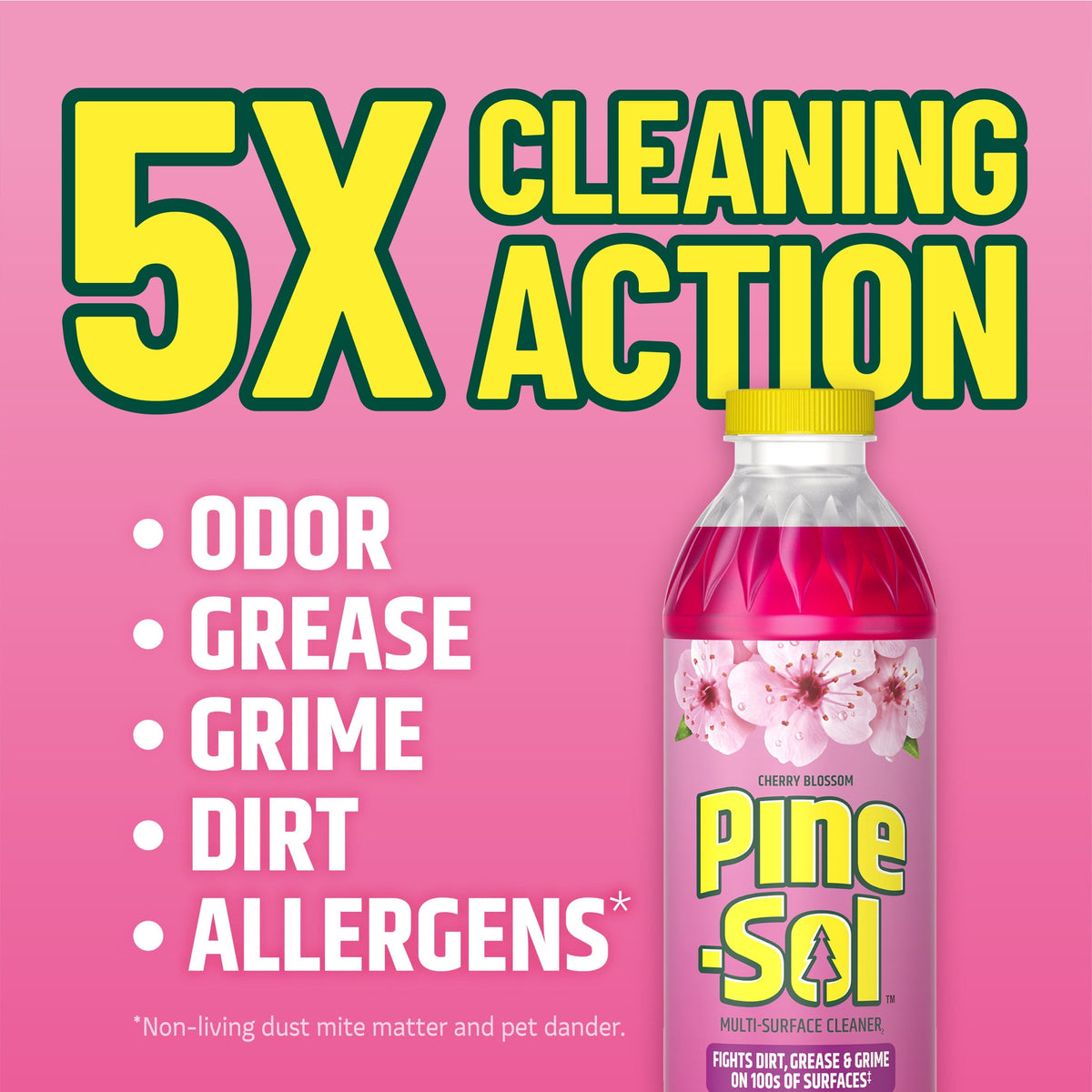Pine-Sol Multi-Surface Cleaner, Cherry Blossom, 48 Fluid Ounces