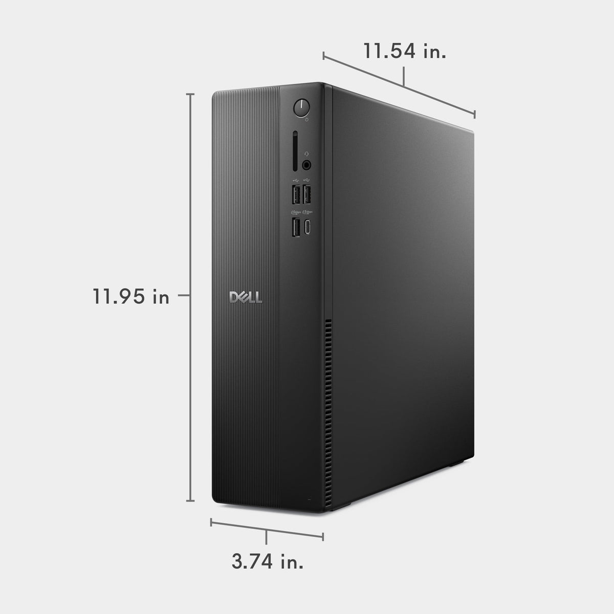 Dell Slim Desktop ECS1250 - Intel Core Ultra 7-265 Processor, Intel UHD Graphics, 16GB DDR5 5600MT/s Memory, 512GB M.2 SSD