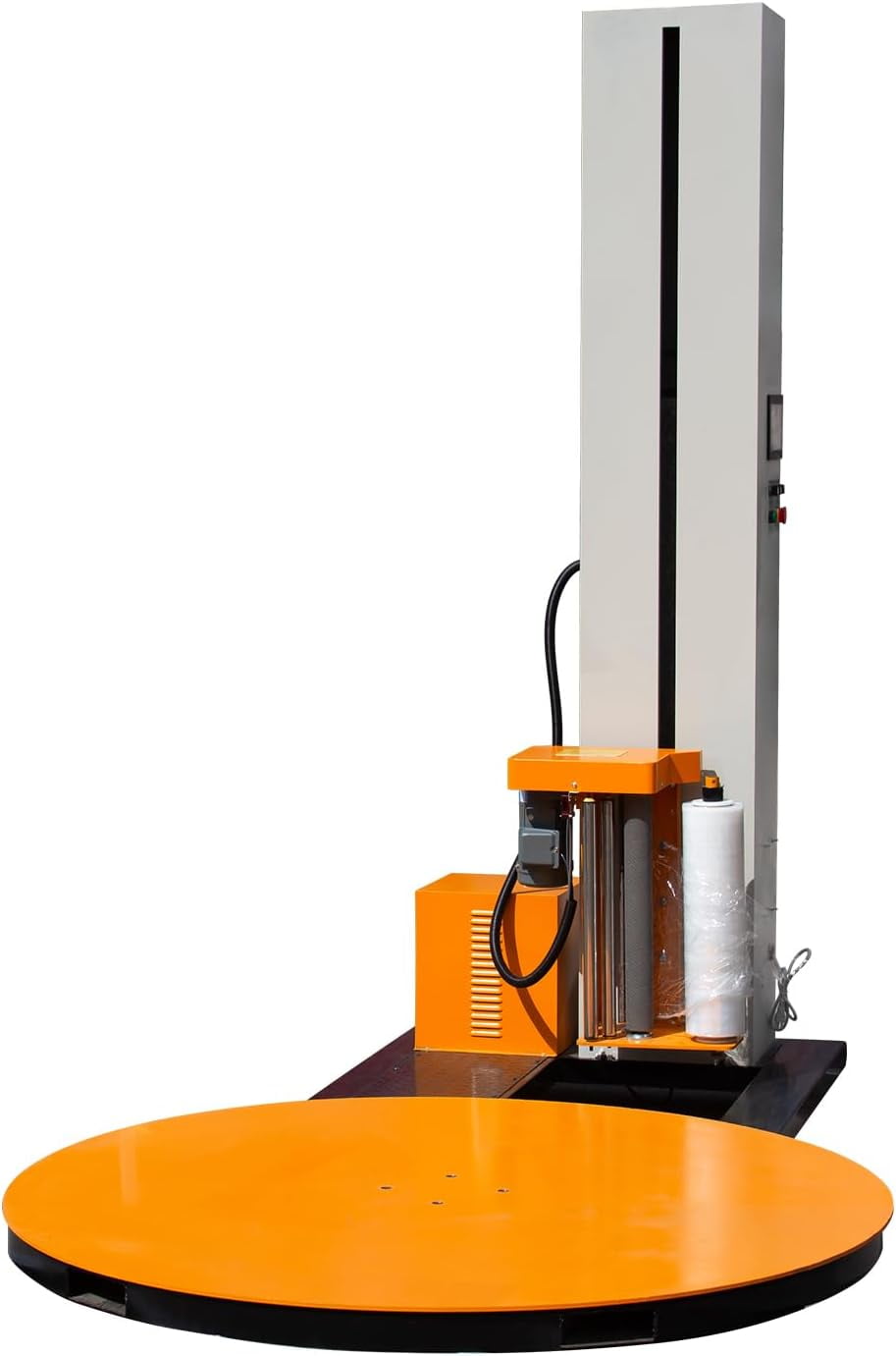 HPDMC Industrial Pallet Wrapping Machine - Heavy Duty Automatic Turntable Stretch Wrapper - 65 inch Diameter - 4400 Lbs Capacity - 110V