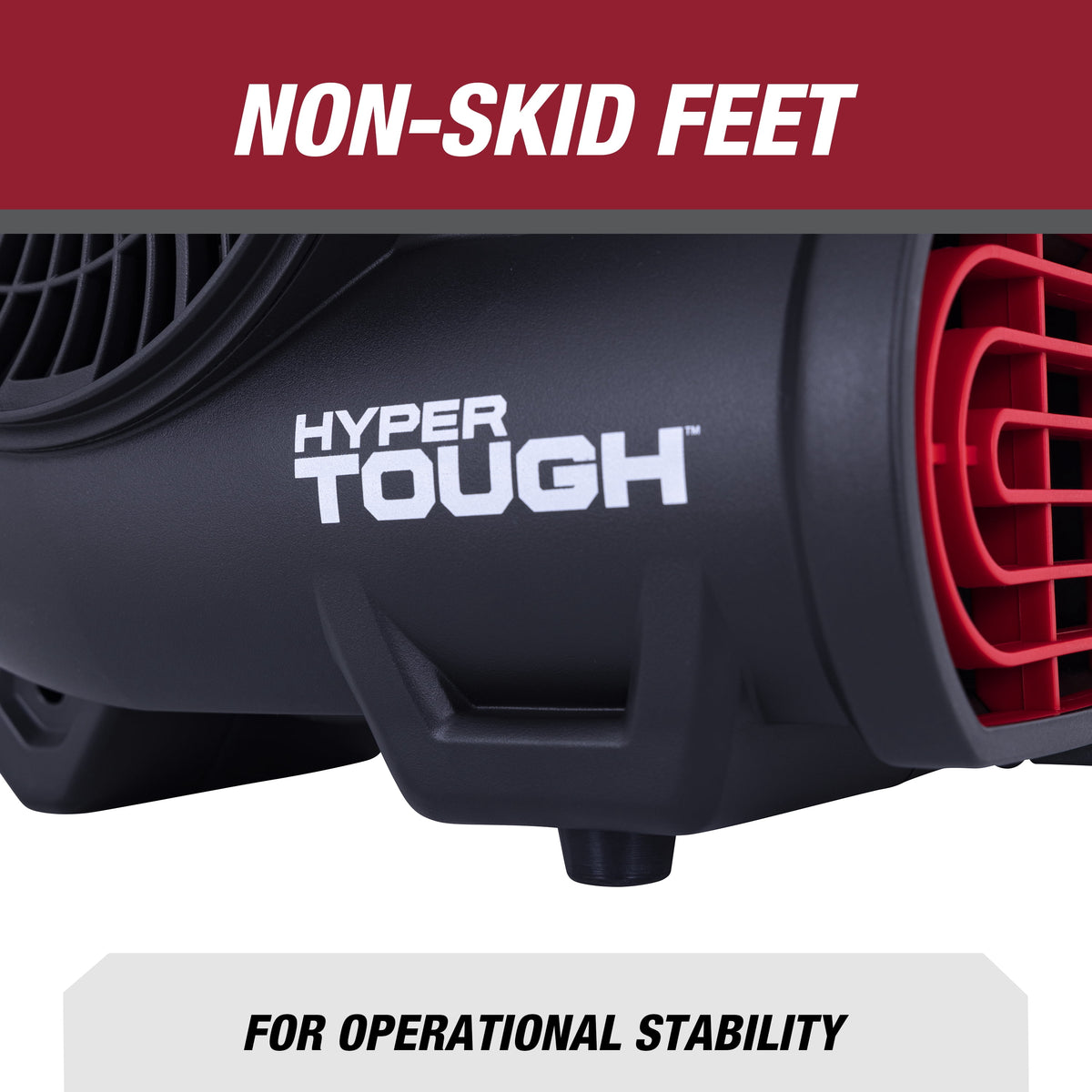Hyper Tough 1/3 HP 1200 CFM Air Mover Blower Fan for Home Use, Workshop, and Industrial Use - 3 Speeds, 3 Adjustable Angles, and a Daisy Chain