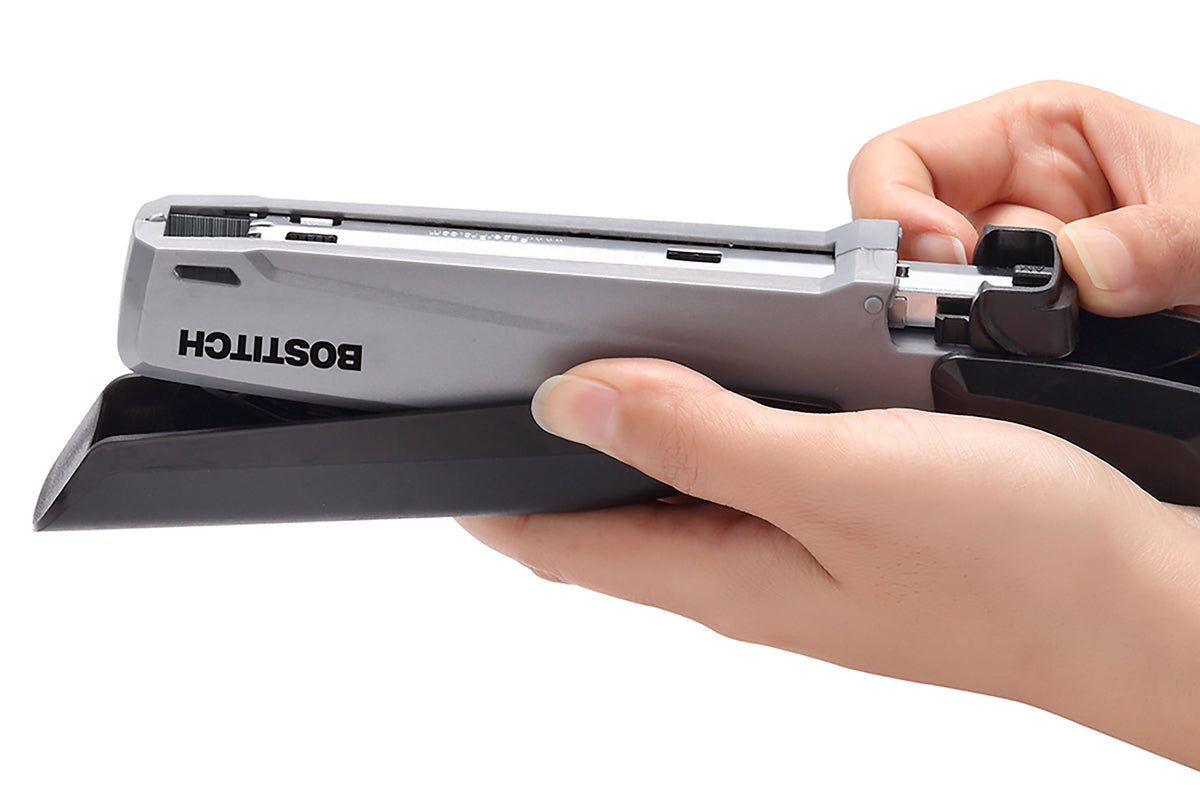 Bostitch Eco-Friendly Manual Desktop Stapler, One-Finger Technology, Jam-Free with Standard Staples.
