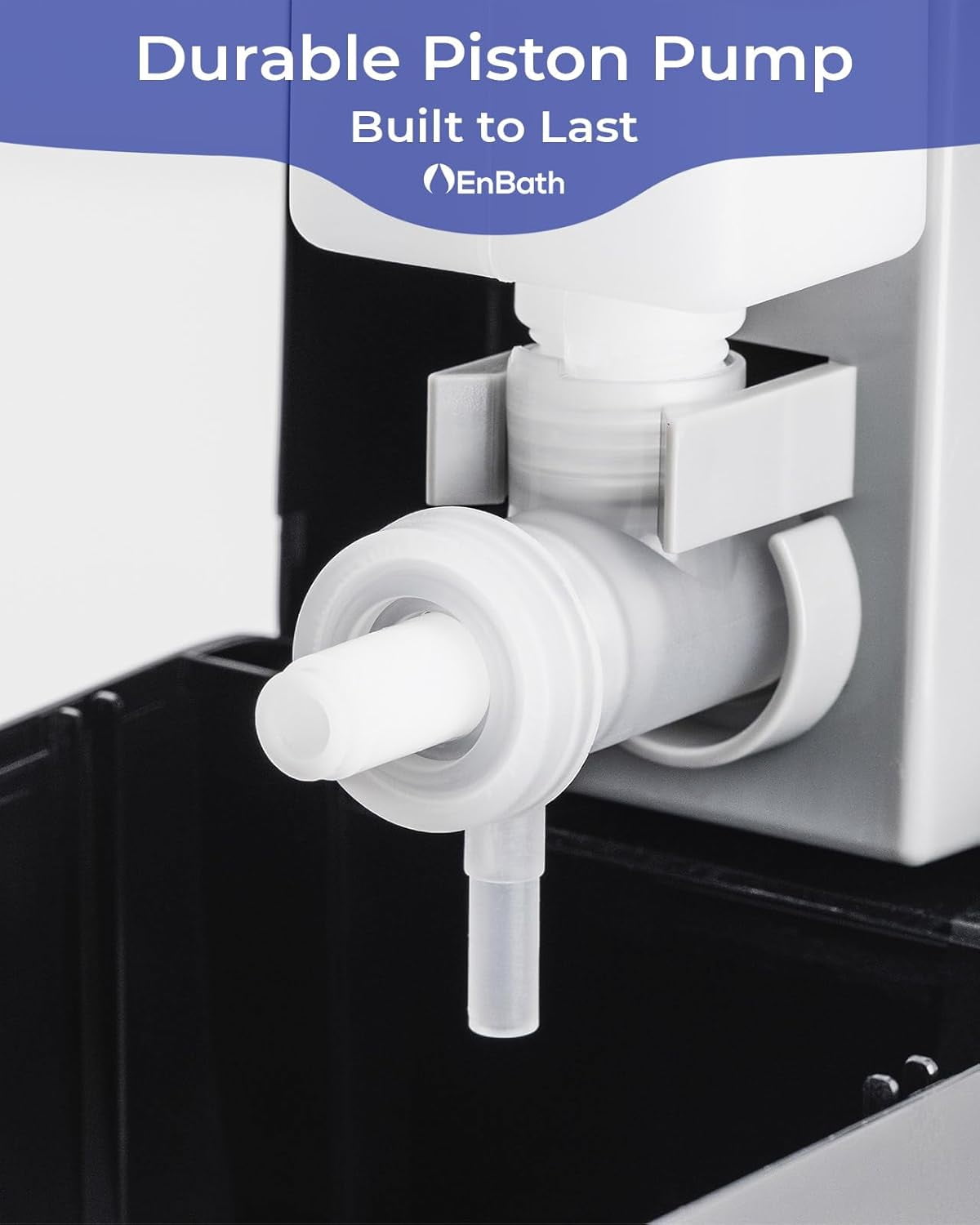 Wall Mounted Soap Dispenser with Large 34 oz. Capacity (2-Pack) - Black Commercial Hand Soap Dispensers or Hand Sanitizer Wall Mount Units That Hold 25 pct More Than Other Brands - ADA Compliant