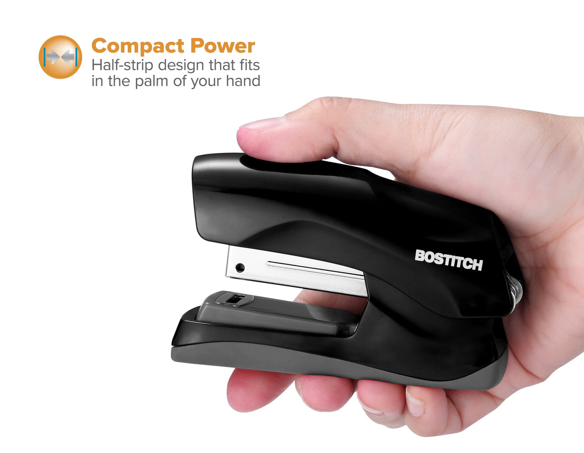 Bostitch Flat Clinch Manual Stapler, Stands Vertically or Horizontally and Staples up to 40 Sheets