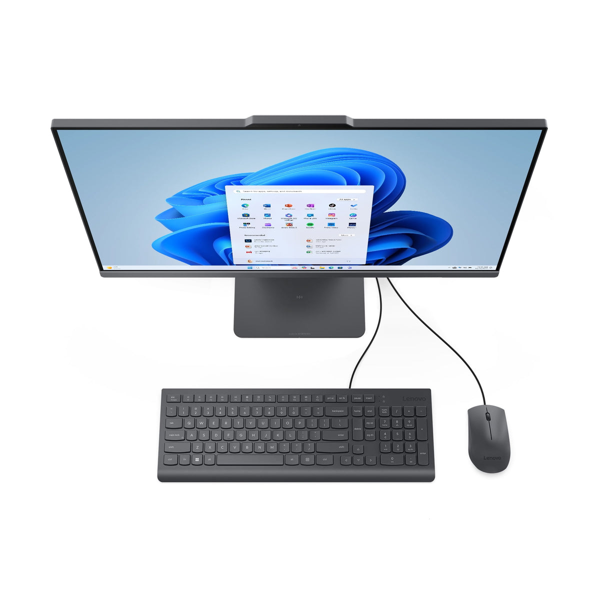 Lenovo IdeaCentre 27" FHD Non-Touch All-In-One Windows Desktop Core i5-13420H, 16GB, 512GB, Luna Grey F0HM00HCUS