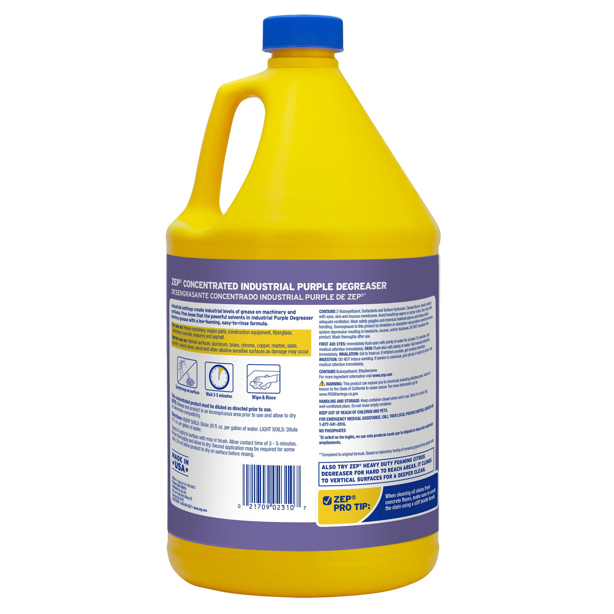 Zep Industrial Purple Degreaser Concentrate 128 fl oz All Purpose Cleaner