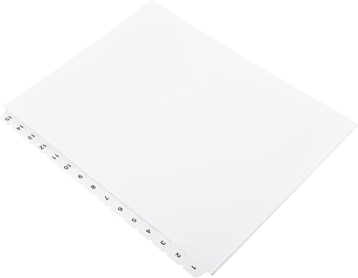 1-15 Side Tab Dividers