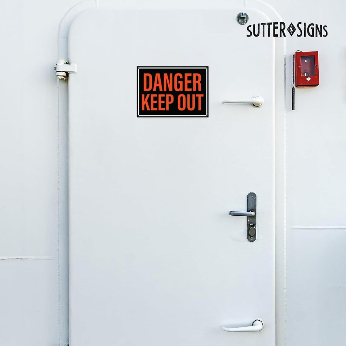 Danger Keep Out Sign | Private Property No Trespassing Keep Out Sign, 10x14 Inch Rust-free Aluminum