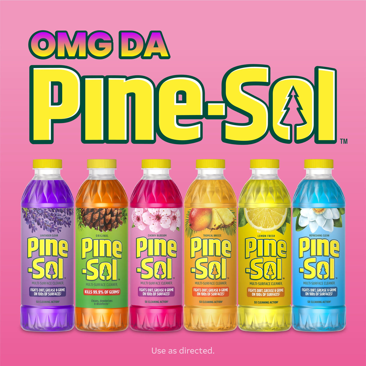 Pine-Sol Multi-Surface Cleaner, Cherry Blossom, 48 Fluid Ounces