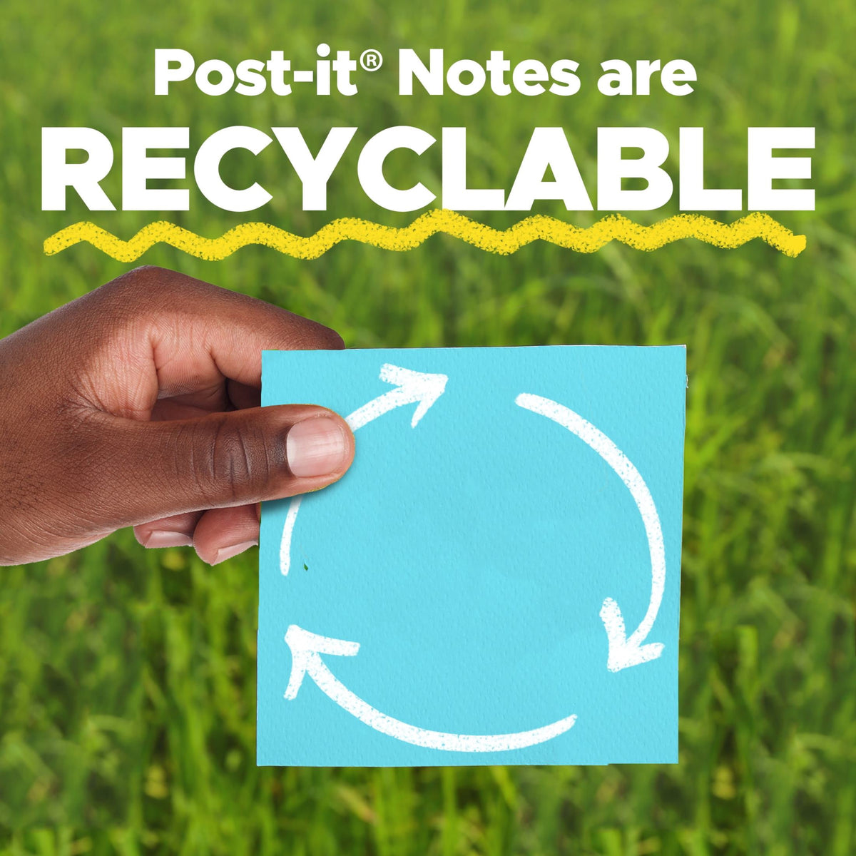 Post-it Super Sticky Notes, 3 in. x 3 in., Supernova Neons, 24 Pads