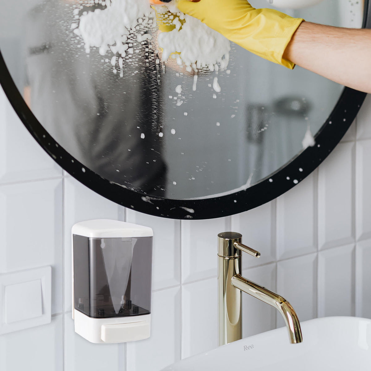 FOLOYORI 1Pack Commercial Soap Dispenser 1000ML Plastic for Hotel Bathrooms with