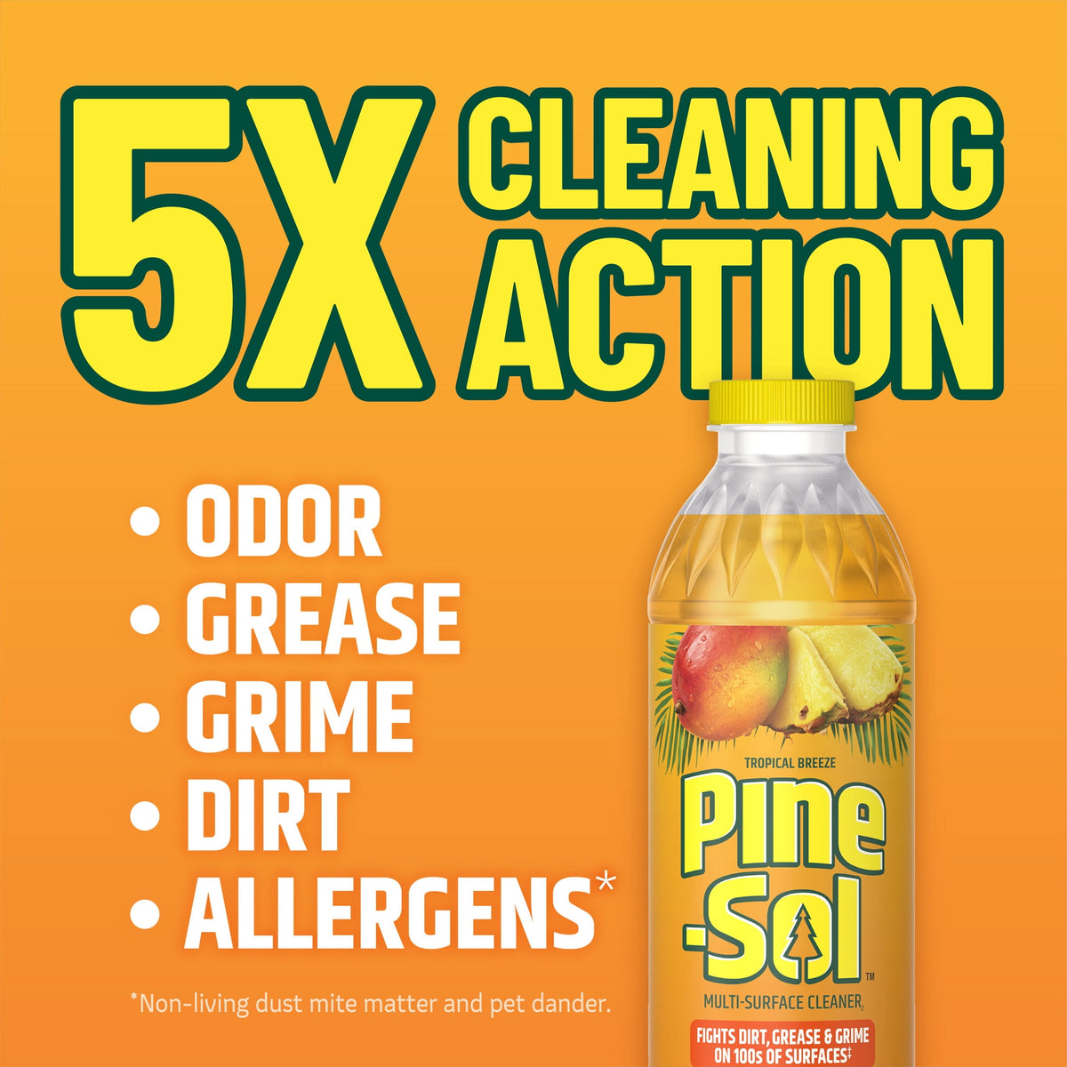 Pine-Sol Multi-Surface Cleaner, Tropical Breeze, 48 Fluid Ounces