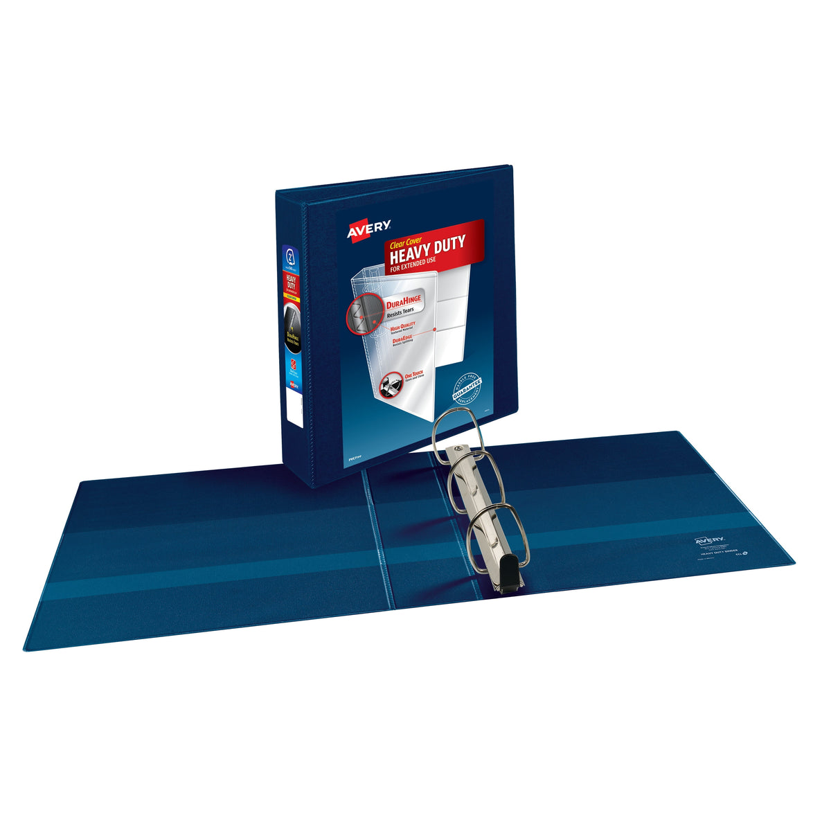 Avery Heavy Duty View Letter Size 2" One-Touch Slant Ring Binder, Blue