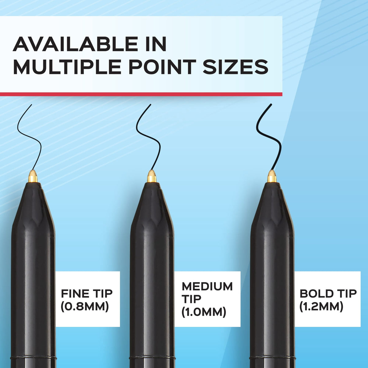 Paper Mate Ballpoint Pens, Write Bros. Blue Ink Pens, Medium Point (1.0mm), 60 Count