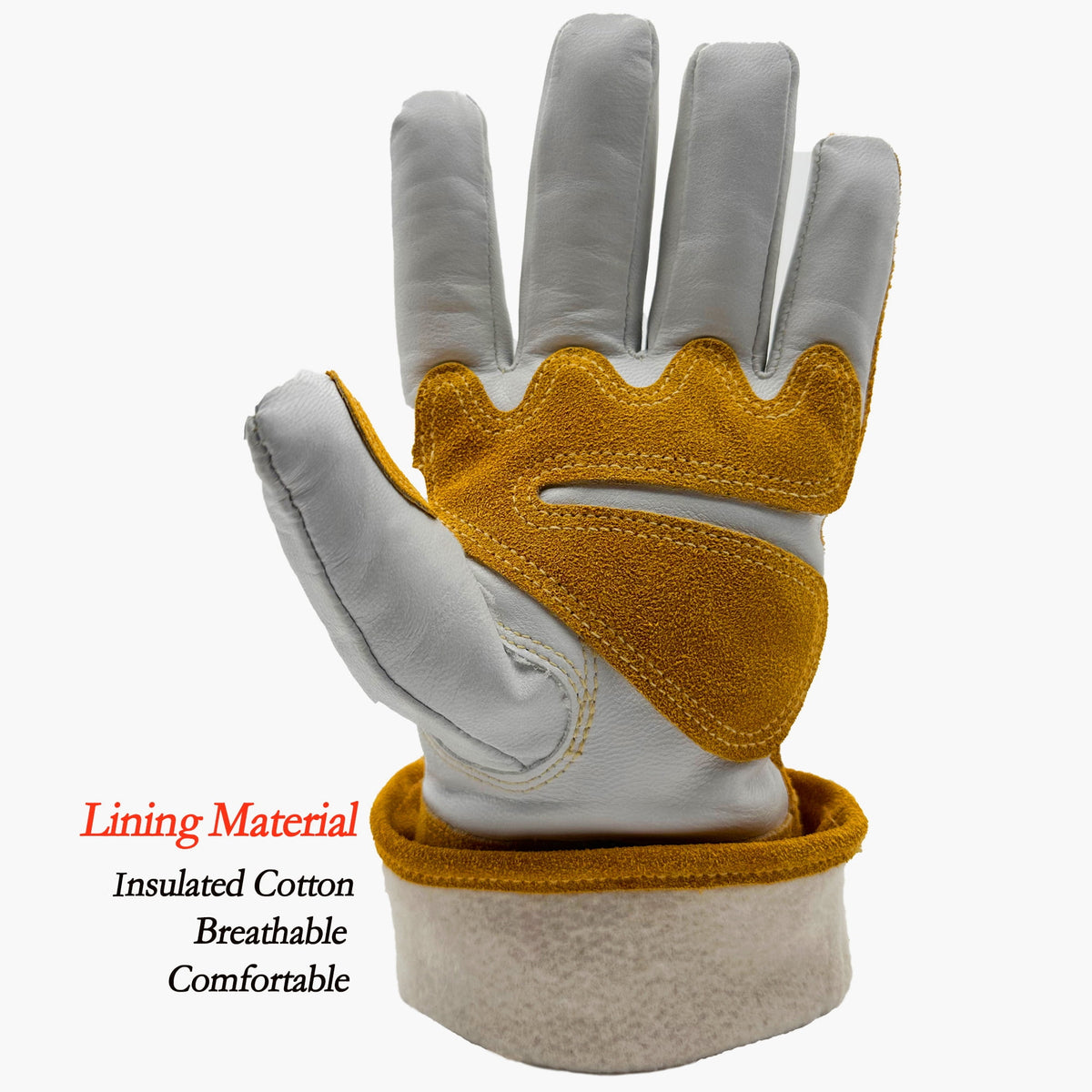 SorenCut Welding Gloves for Men 932°F Fireproof Thermal Wear-Resistant 13 Inch XL for MIG Oven Grill Fireplace