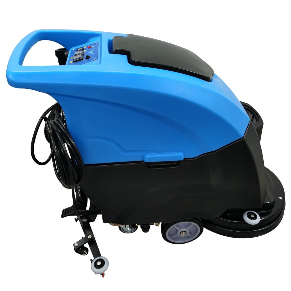 Commercial Auto Floor Scrubber Machine 20" Brush 160RPM Brush Speed 23.5 Gallons of Dual Tanks 110V