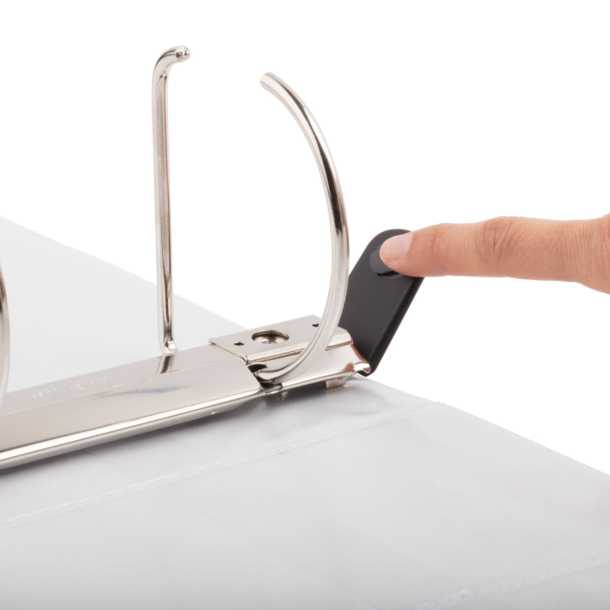 Avery Heavy Duty View Binder, 1", White, Slant Ring, One-Touch, 250 Sheet Capacity, 1 Binder