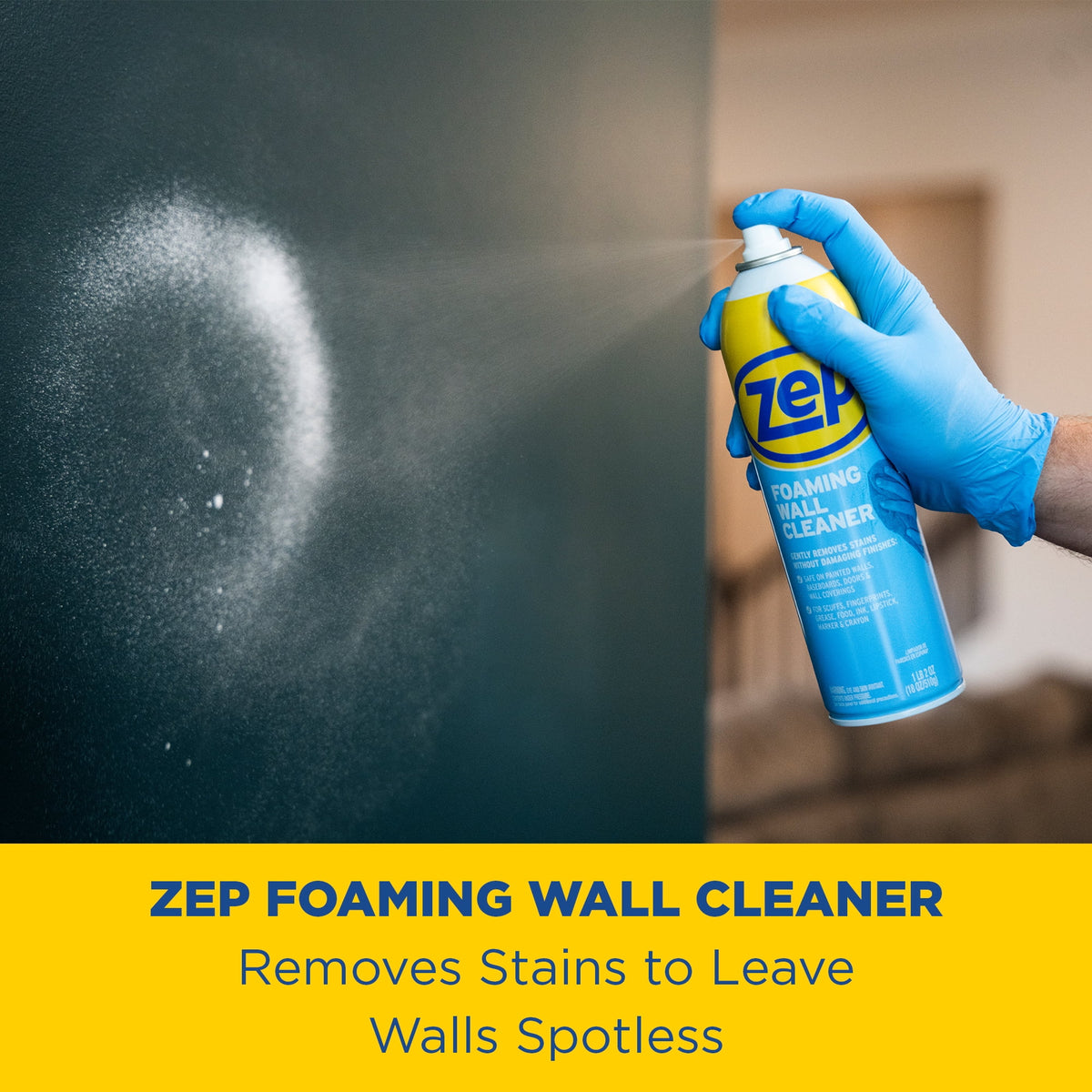 Zep No Scent Wall Cleaner Foam 18 oz
