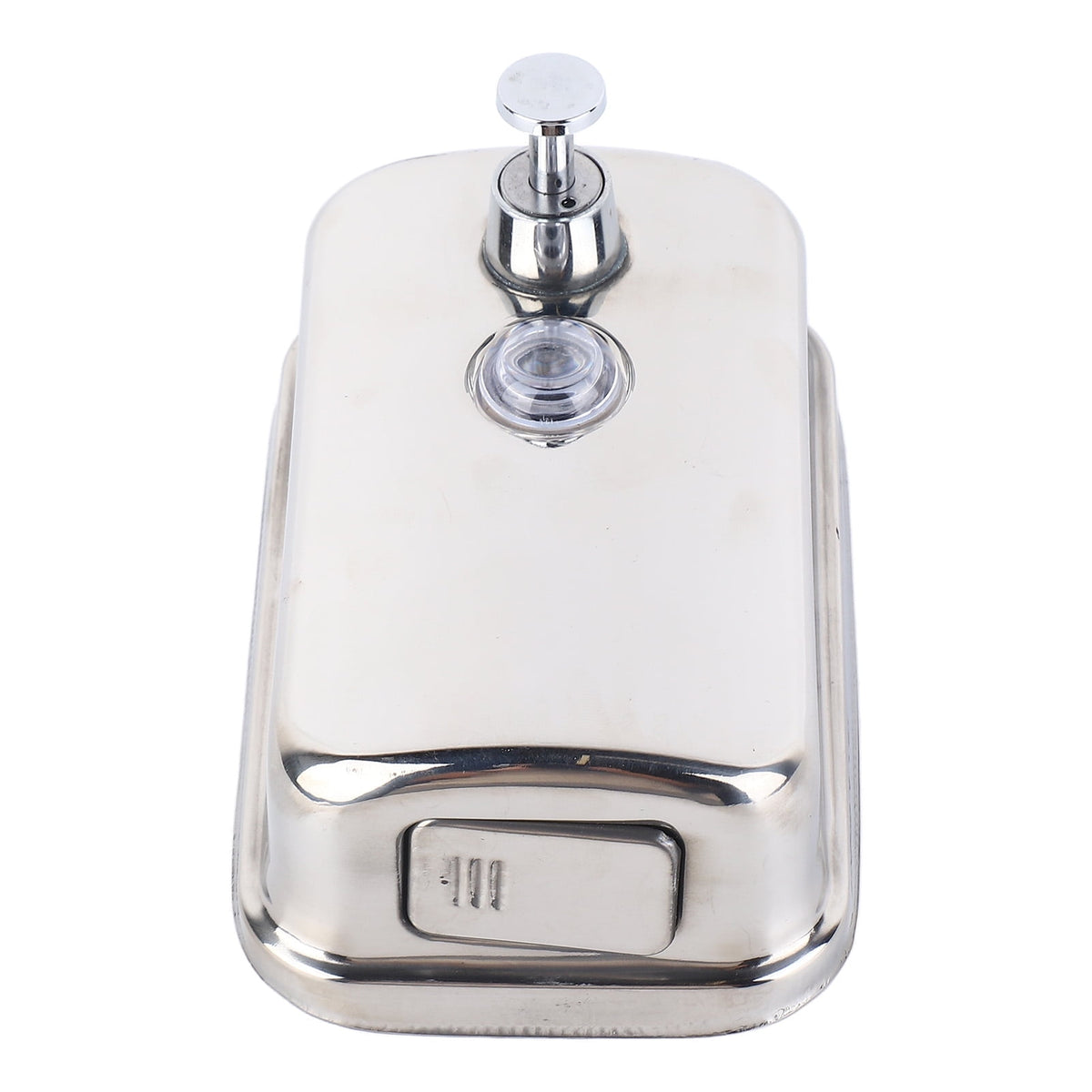 UsilkU Stainless Steel Wall Mounted Manual Soap Dispenser for Commercial & Hotel Restrooms, 16.9 oz / 500 ml