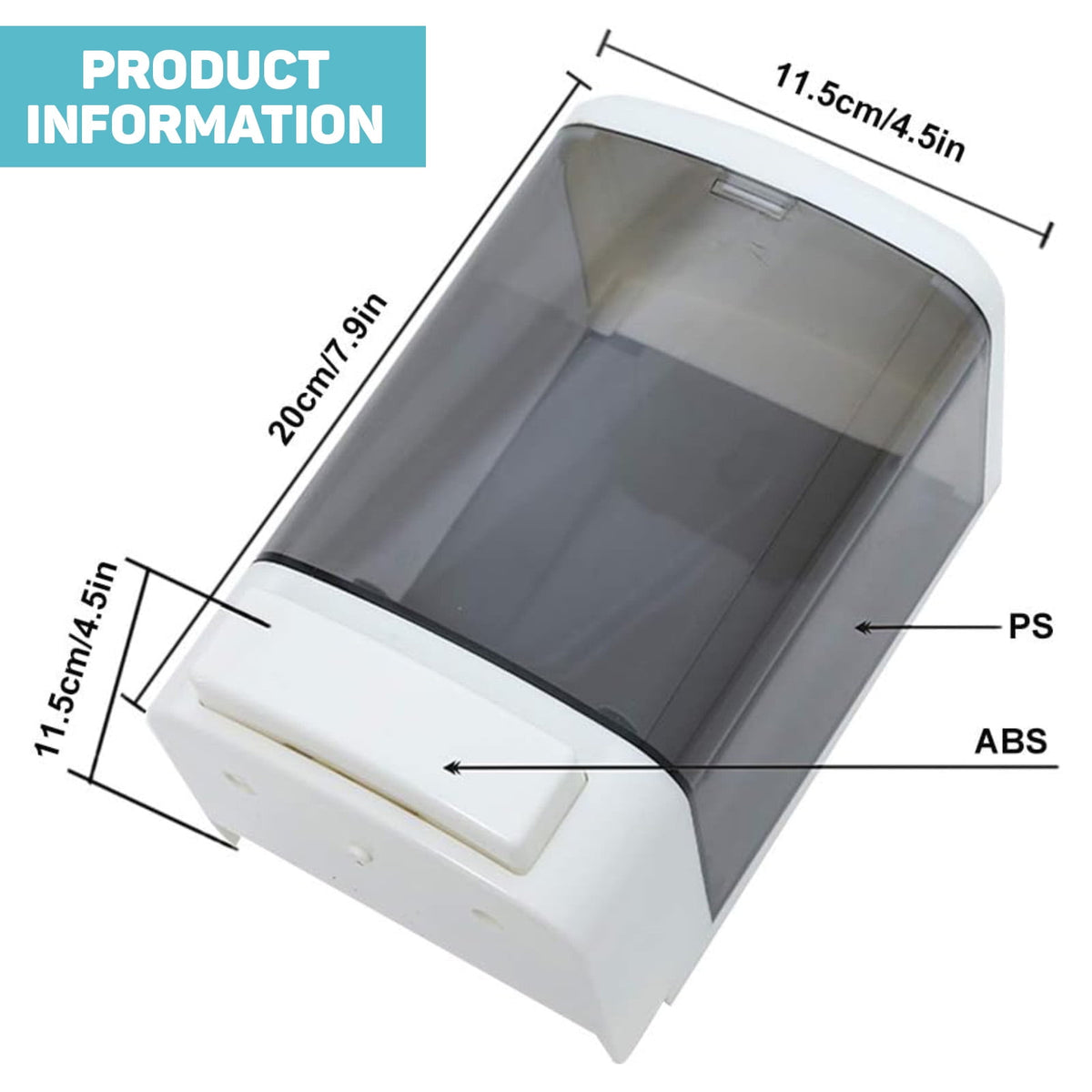 Manual Soap Dispenser Kitchen Bathroom Wall Mounted Commercial Soap Dispenser for Liquid Containers Shampoo Gel Chamber Plastic - (33.8 oz) 1000ml